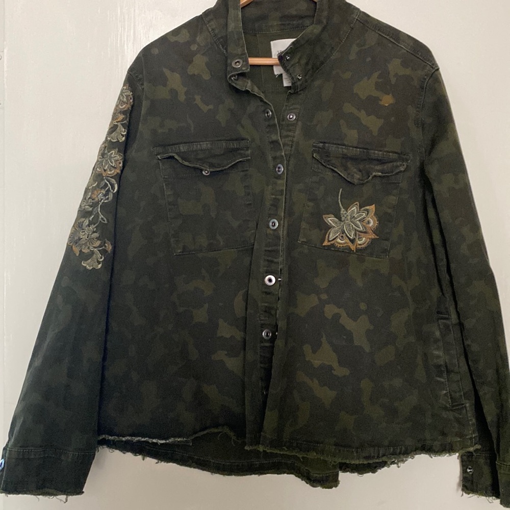 Vintage camp jean jacket